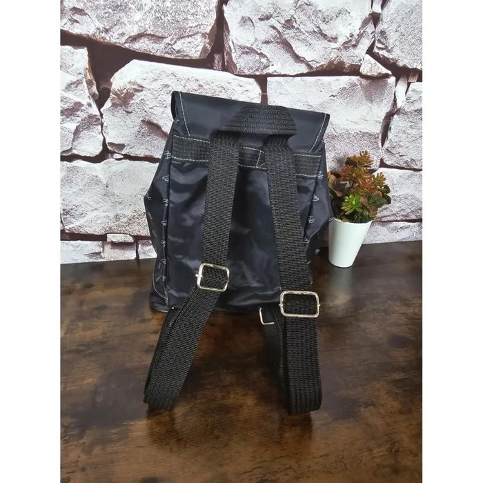 Pierre Balmain • Monogram Black, Nylon Waterproof • Backpack Rucksack