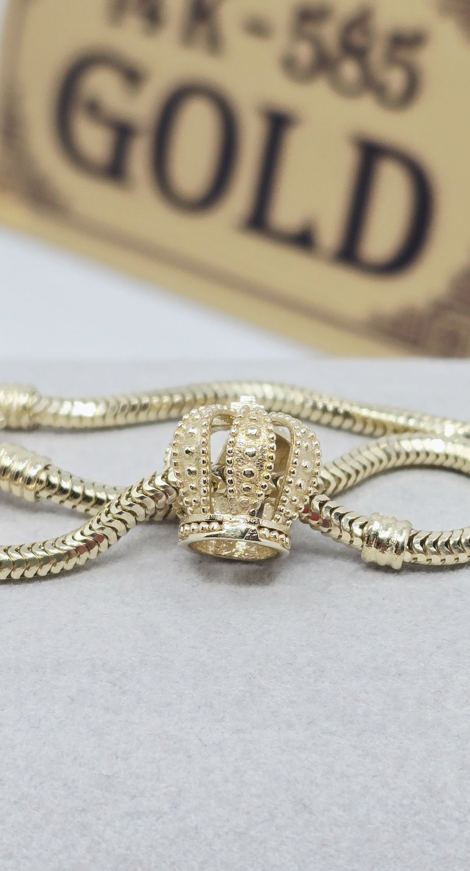 Złoty charms próba 585 14k