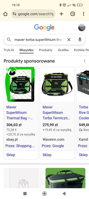 Torba termiczna maver superlithum lodówka nie sensas traper colmic