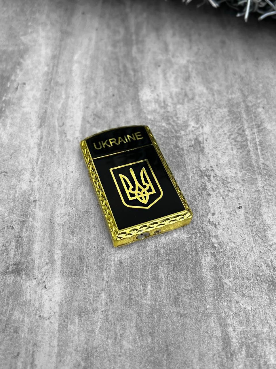 Зажигалка газовая Украина гравировка