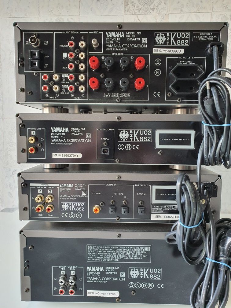 Yamaha RX-10, KX-10, CDX-9, MDX-9 + Piloty