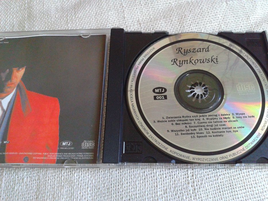 Ryszard Rynkowski - Ryszard Rynkowski CD ,1wyd.