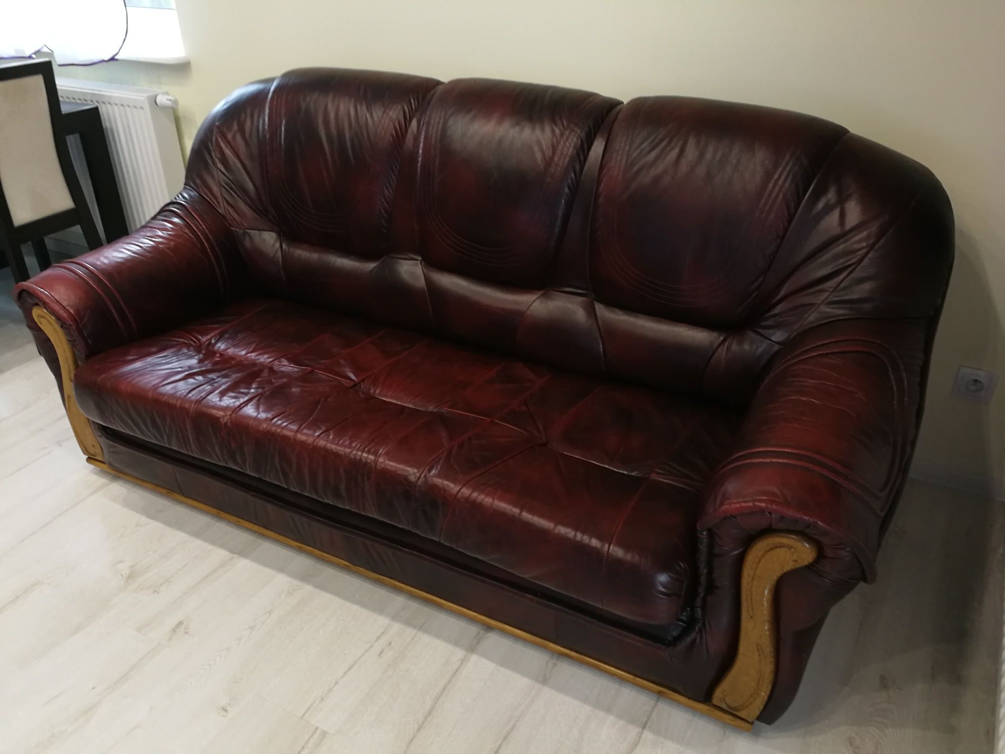 Kanapa sofa skórzana