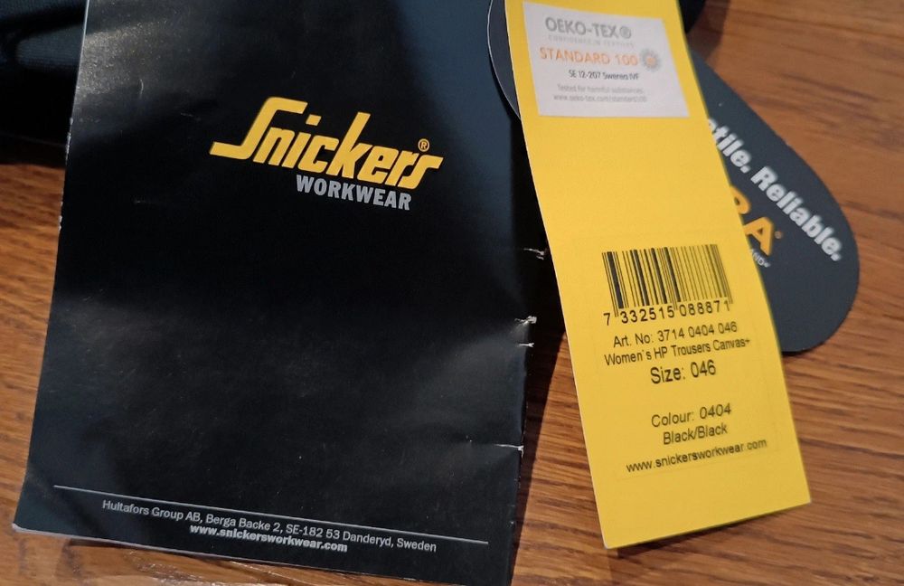 Nowe Spodnie Snickers Canvas Robocze Damskie Funkcjonalne Solidne XXL