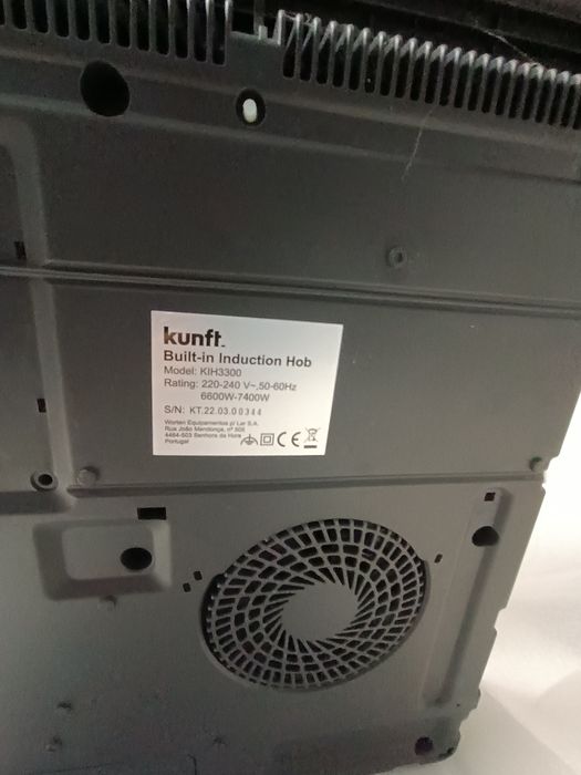 Placa indução kunft