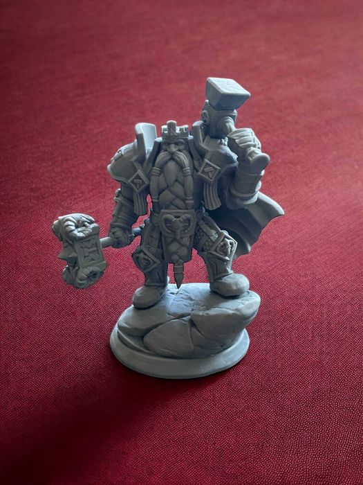 Мініатюра, Фігурка "Король Гномів", розмір 130 мм, Warhammer