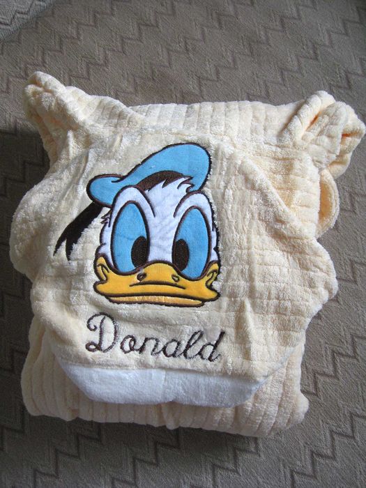 Женский банный домашний халат микрофибра капюшон Donald Malloory Home