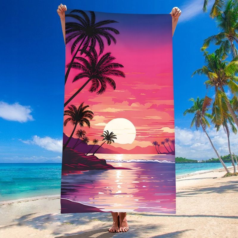 Ręcznik plażowy Szybkoschnący mikrofibra 70x140 kąpielowy Holiday duży