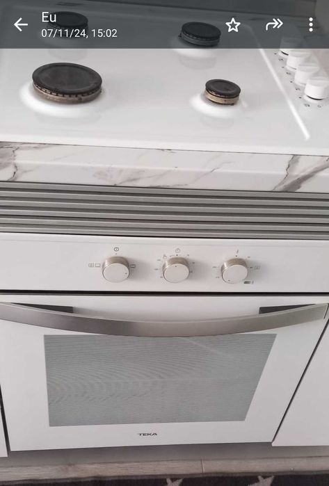 Vendo forno ventilado com placa em branco como novo