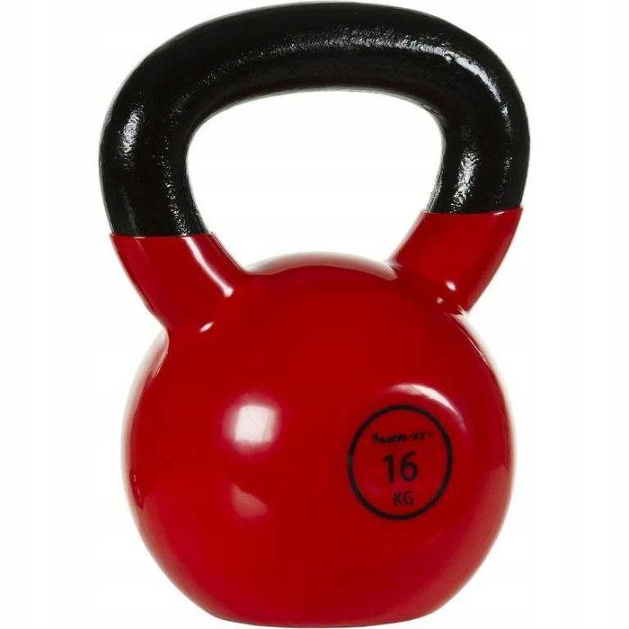 MOVIT 16 kg Żeliwna Profesjonalna hantla kula Kettlebell NrP8