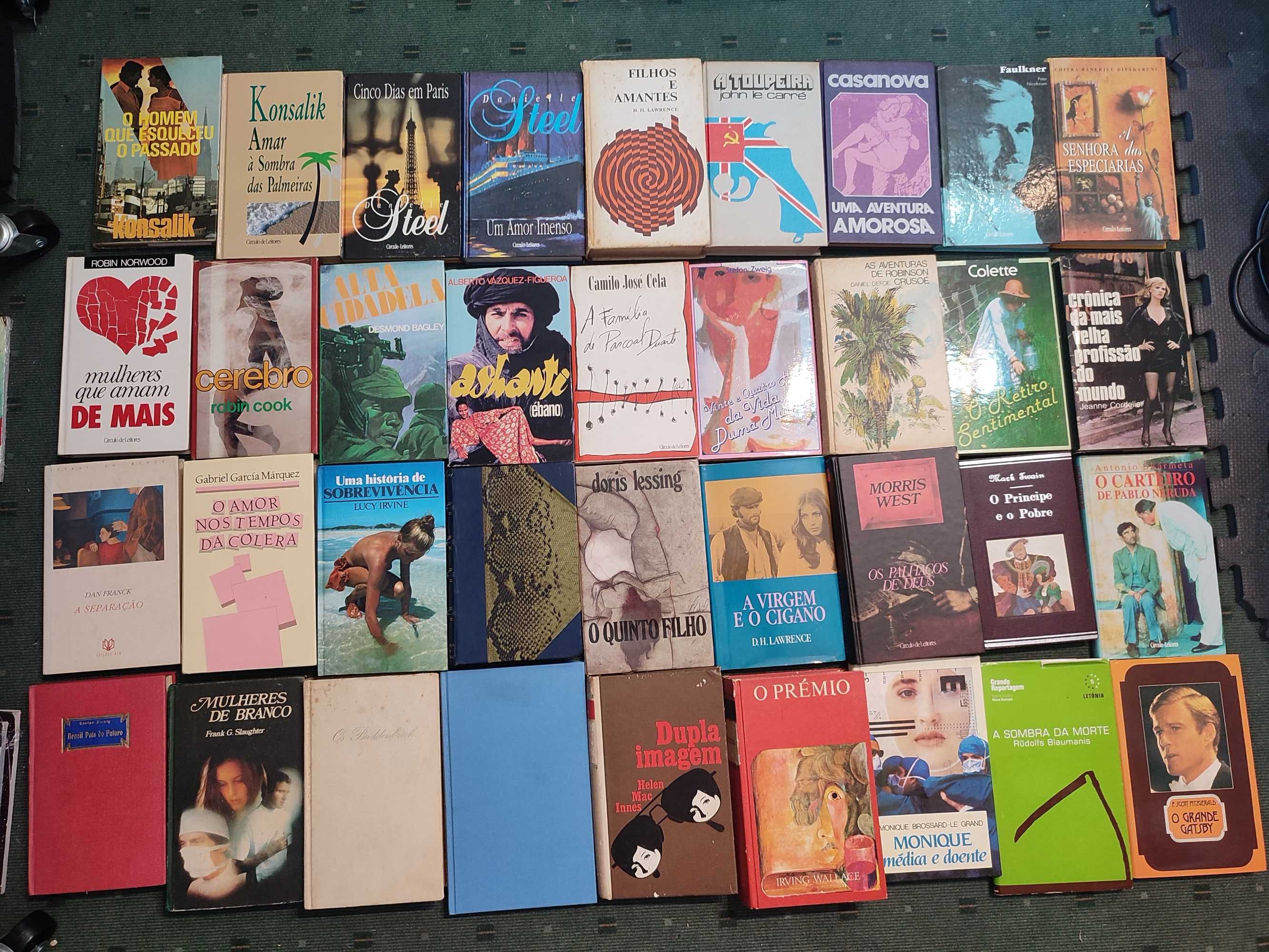 Livros Literatura Autores Estrangeiros - capa dura - Cada 2 €