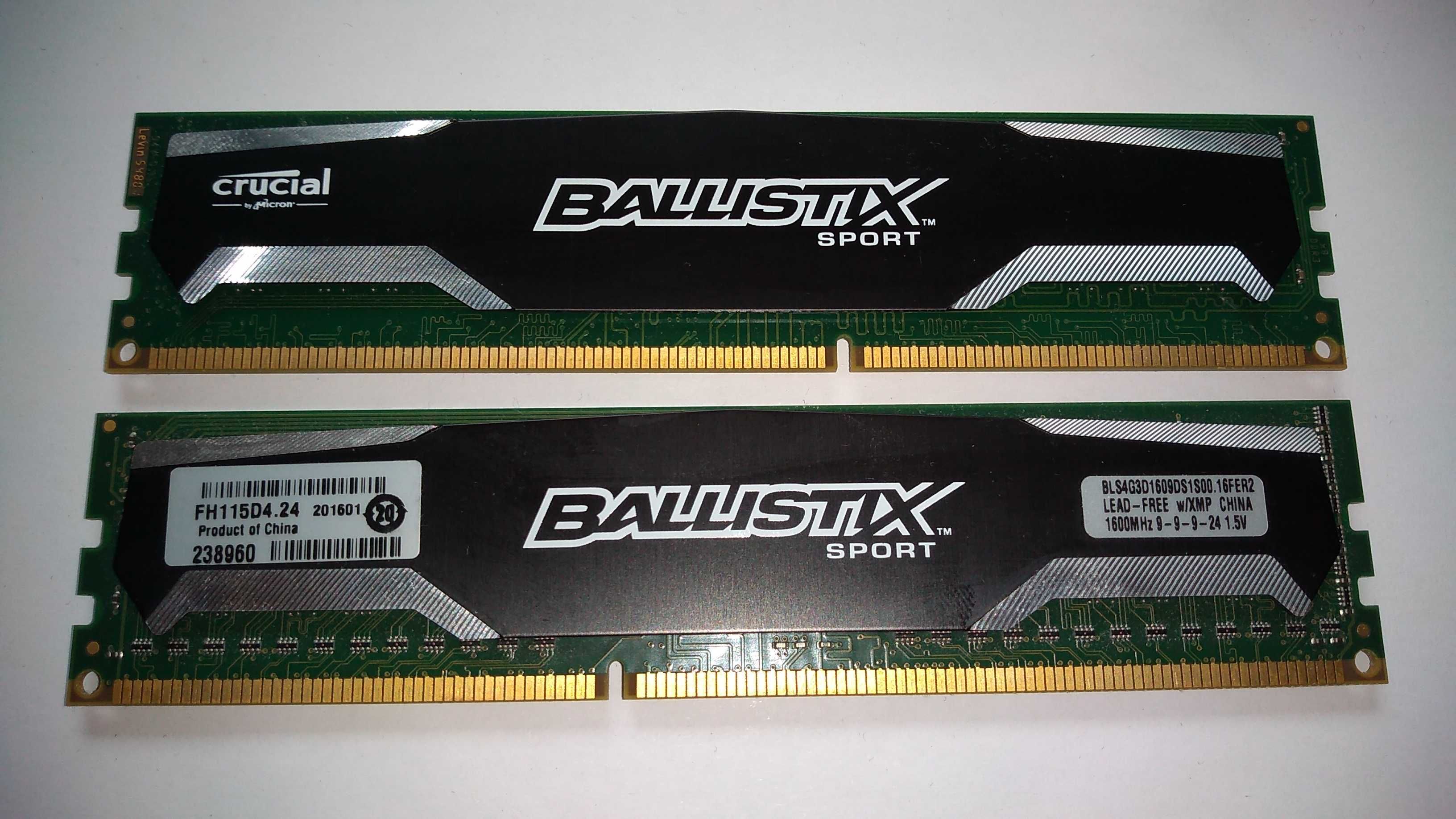 Pamięć DDR3 Crucial Ballistix 8GB 1600 MHz CL9