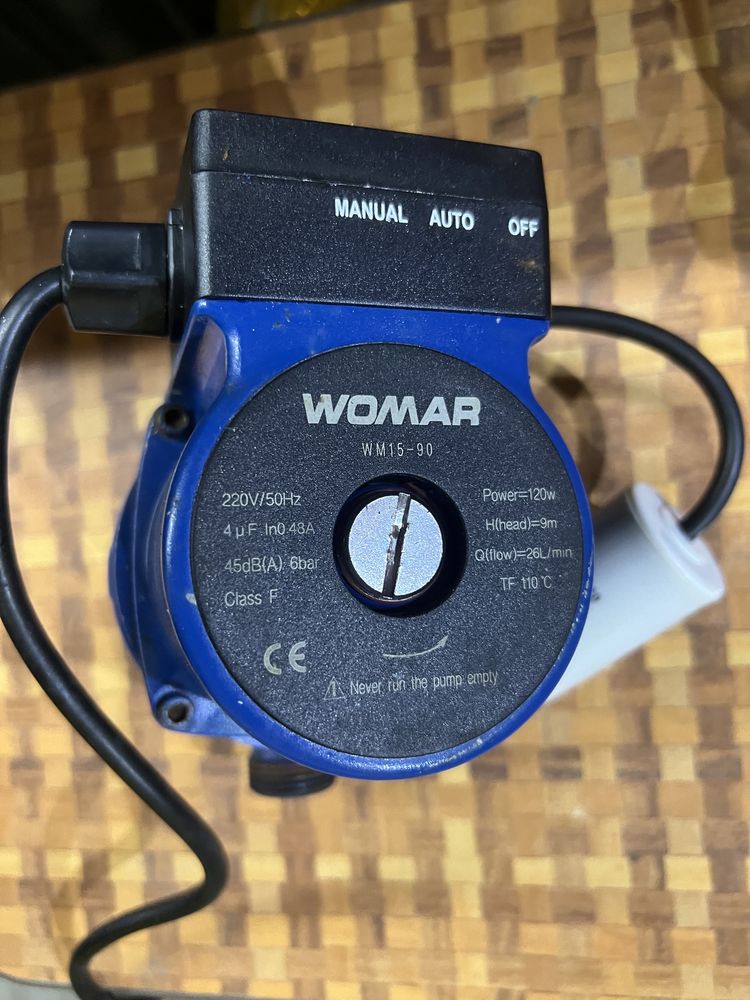 Насос повышающий давление Womar WM 15-90