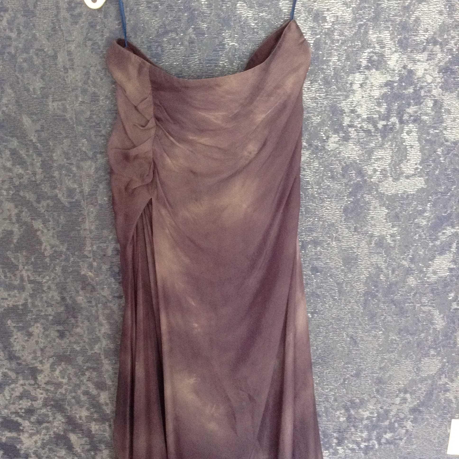 Вечернее платье из шелка, размер 44 (костюм: корсет, юбка)