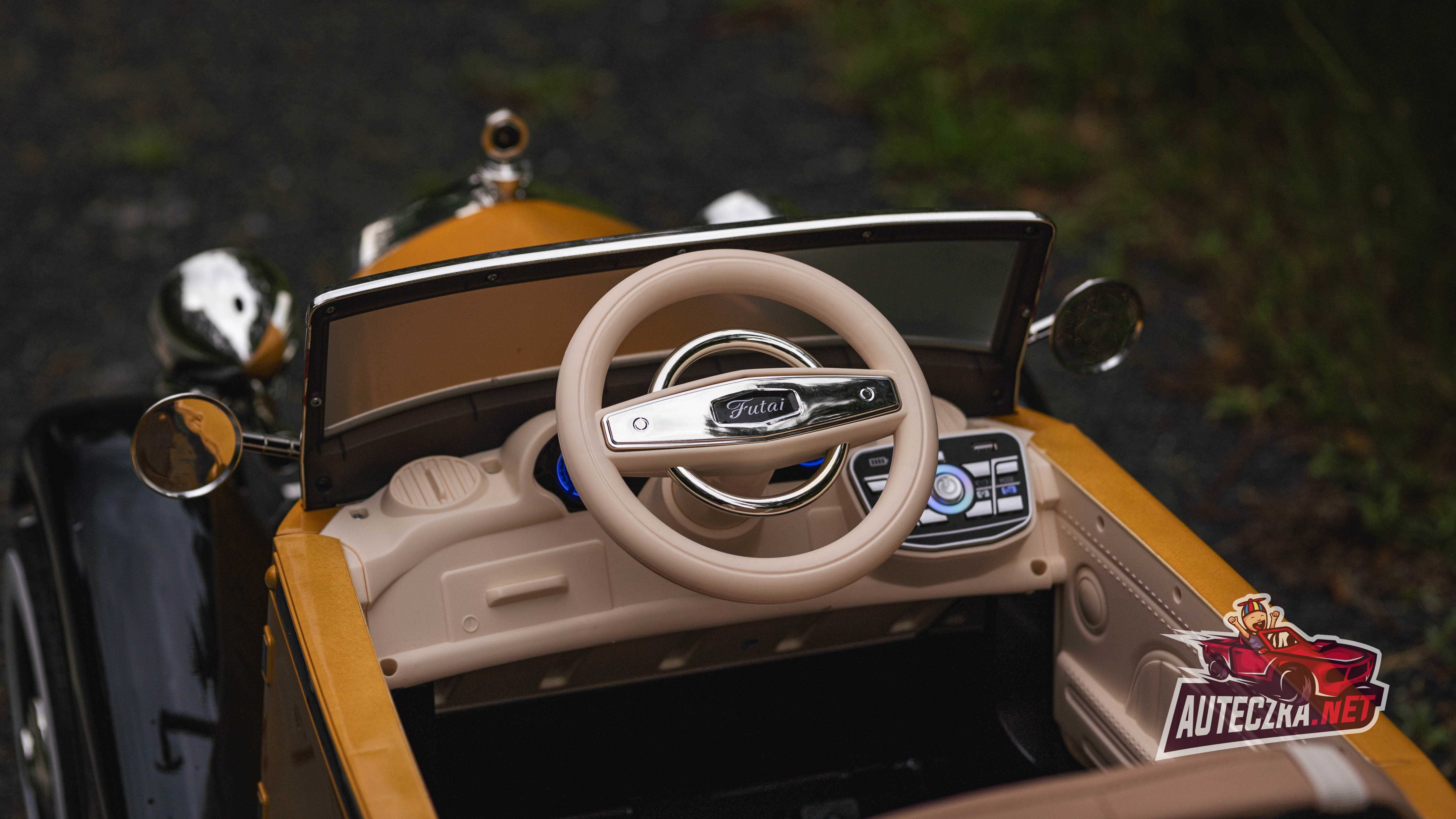 Duży SAMOCHODZIK Retro Rolls ROYCE 4x4 dla dzieci
