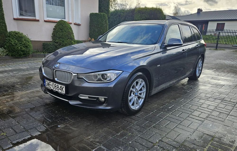 BMW Seria 3 BMW 320d, 184 KM, F31 kombi, wersja Modern Line, napęd na tył, szary