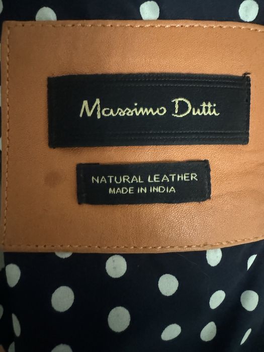 Куртка шкіряна massimo dutti