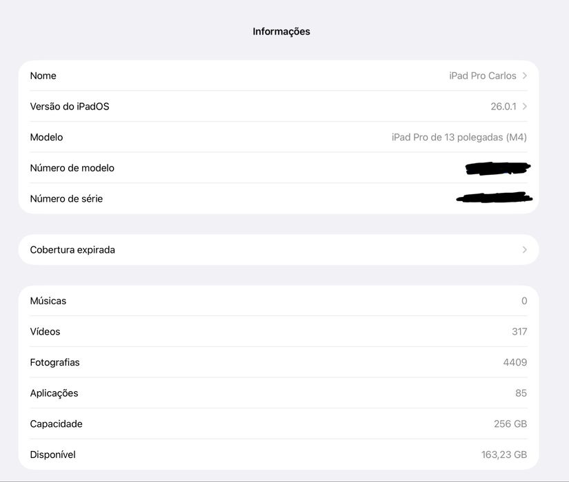 iPad Pro de 13 polegadas (M4)
