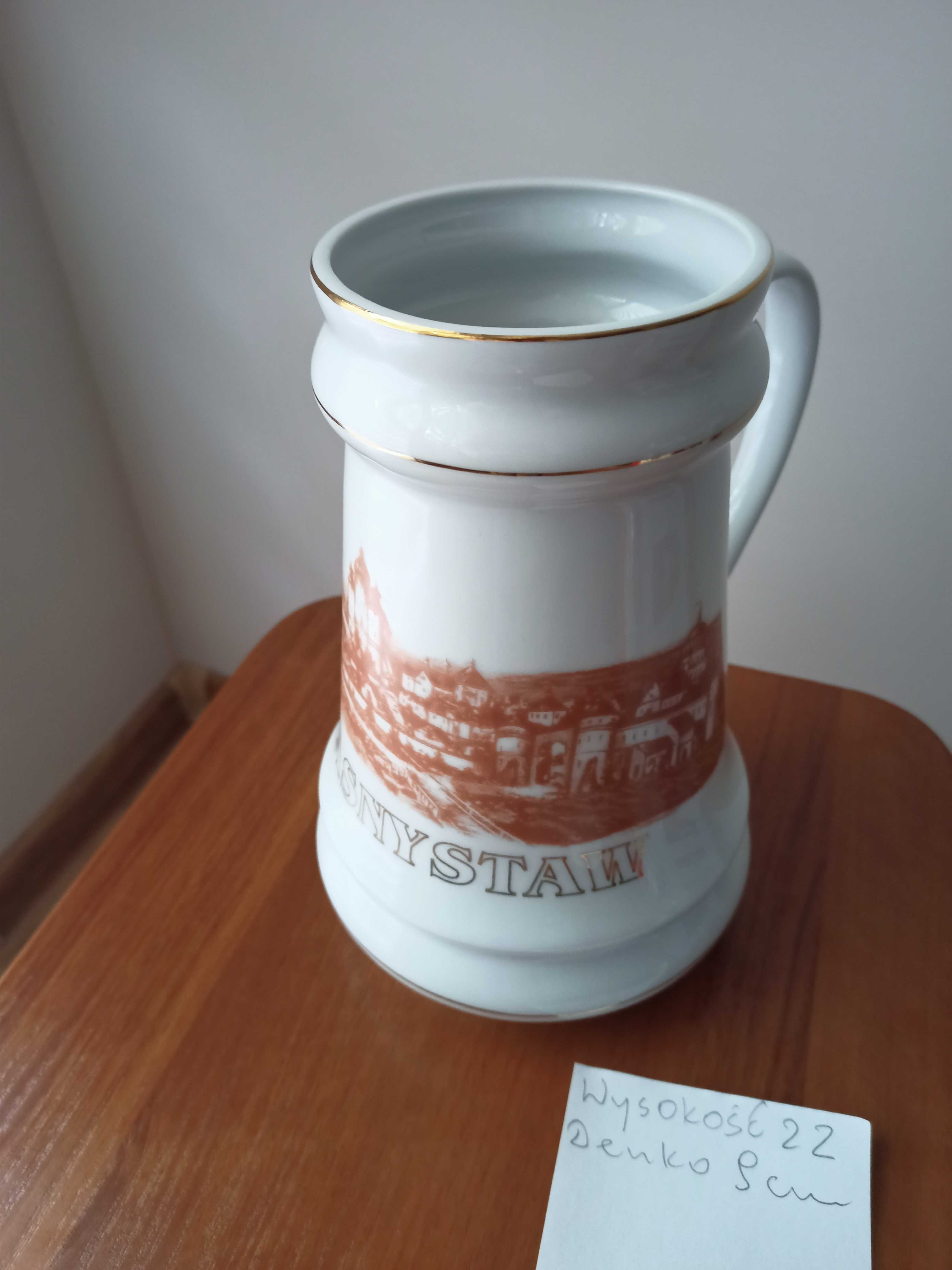 Kufel szkło porcelana CHMIELAKI