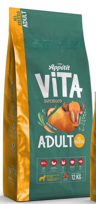 Comfy Appetit Vita Sucha Karma dla Psów 12kg Buffalo Bawół