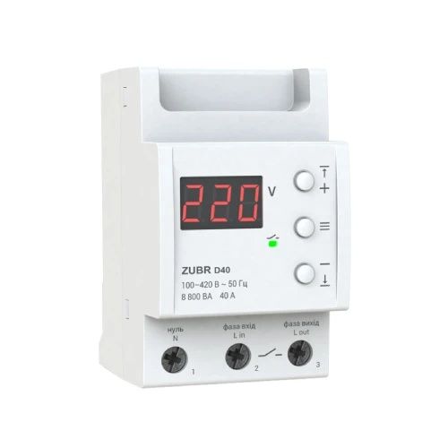 Реле напряжения Zubr D40
ZUBR D40