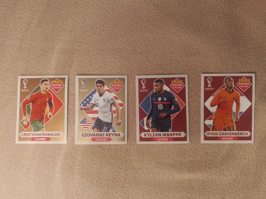 Cartas Panini Mundial 2022