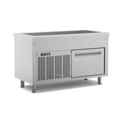Elemento refrigerado com reserva - dim 1450x750x905 - Cap. G/N 4