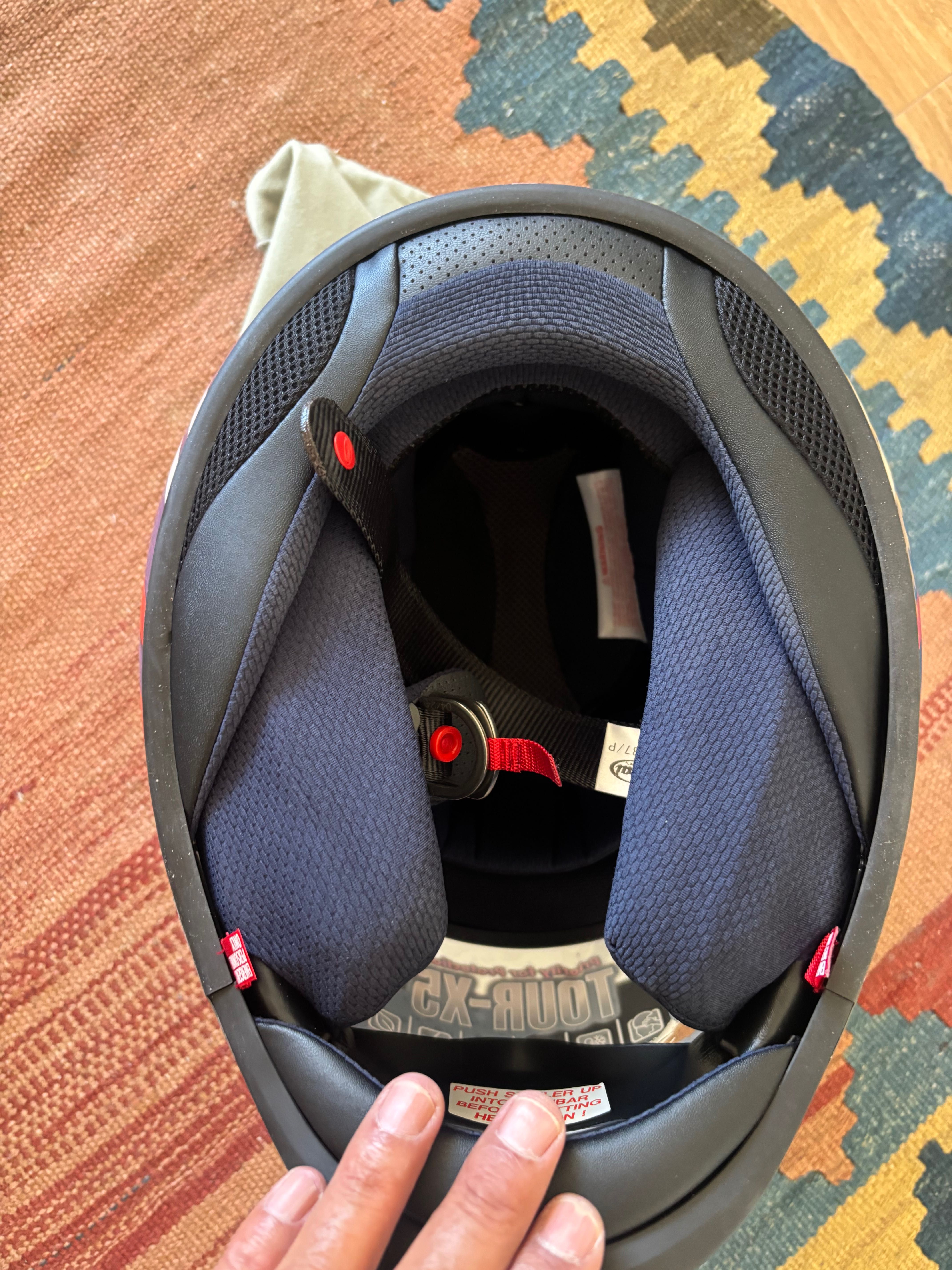Arai tour x5 trail blue t. M