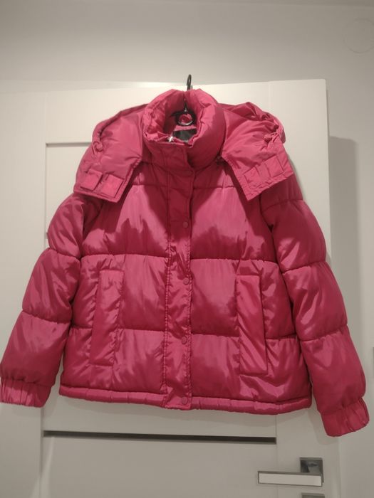 Mohito kurtka zimowa różowa pikowana rozmiar M 38