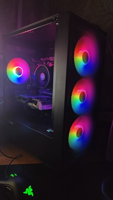 Игровой ПК полный комплект/ R5 5600G/RTX 5060 8G/ 32 OZU/ SSD M2 1tb