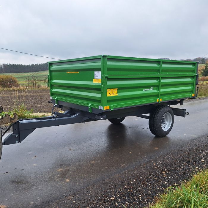 Przyczepa rolnicza jednoosiowa 3t