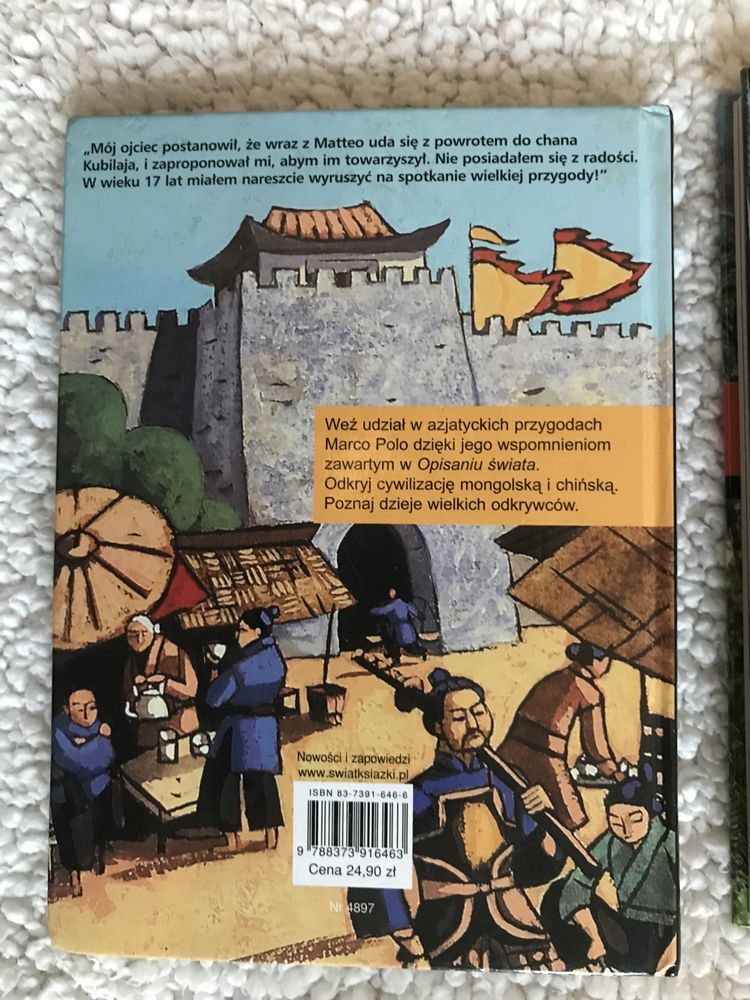 3 książki śladami sławnych ludzi Marco Polo, Krzysztof Kolumb
