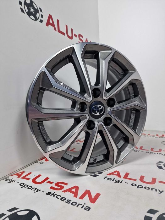 NOWE ALUFELGI TOYOTA 16" 5x114,3 Corolla Verso Prius - Grafit Poler