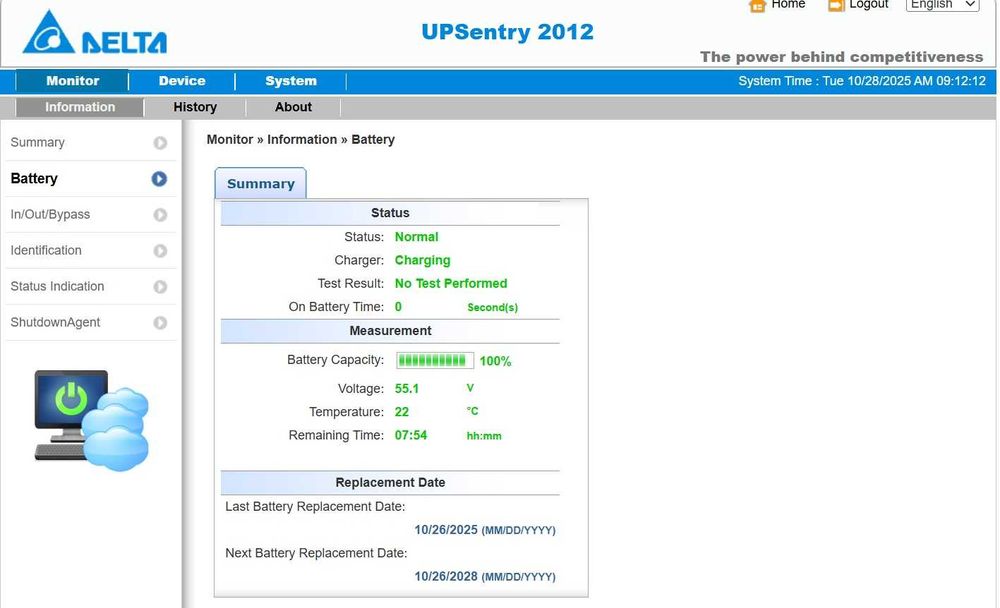UPS Delta AMPLON RT 2 KVA Rack/Torre 2000VA/1800W