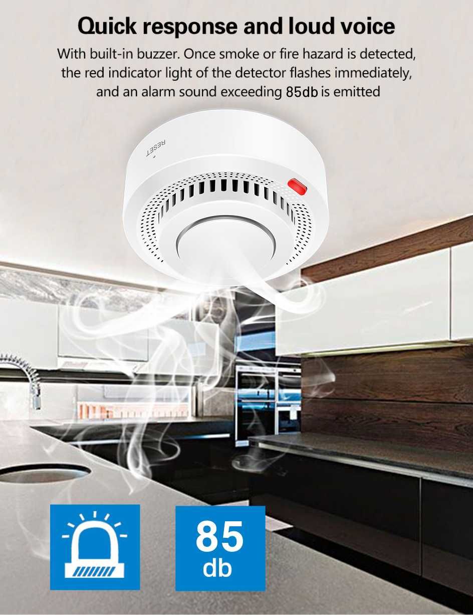 Czujnik dymu tuya wifi