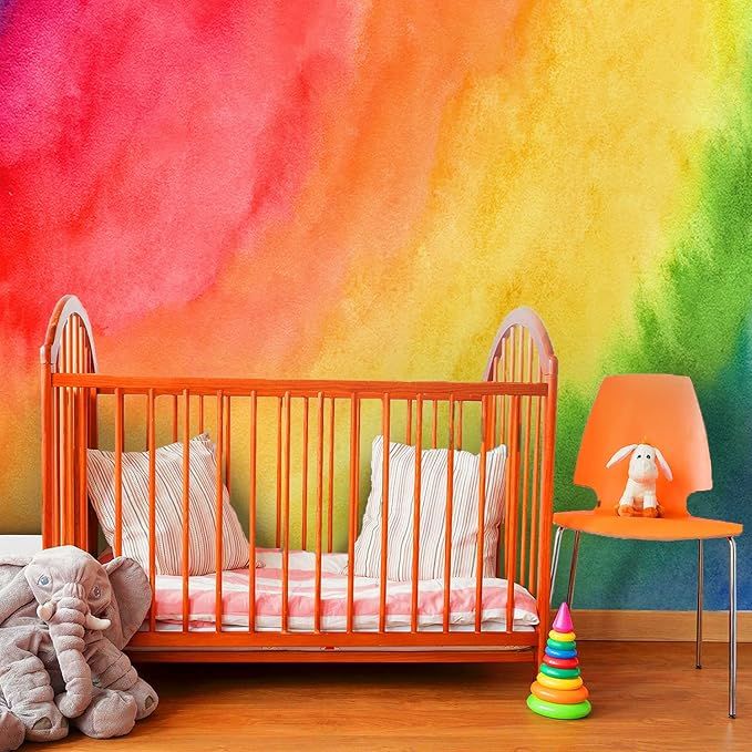 Astrkiz Samoprzylepne Naklejki Ścienne Rainbow do Pokoju Dziecięcego