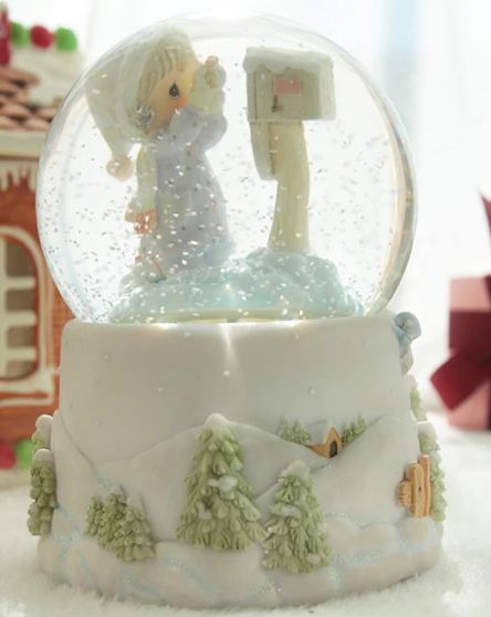 Красивый снежный шар, подарок на Рождество, Новый Год, Святого Николая