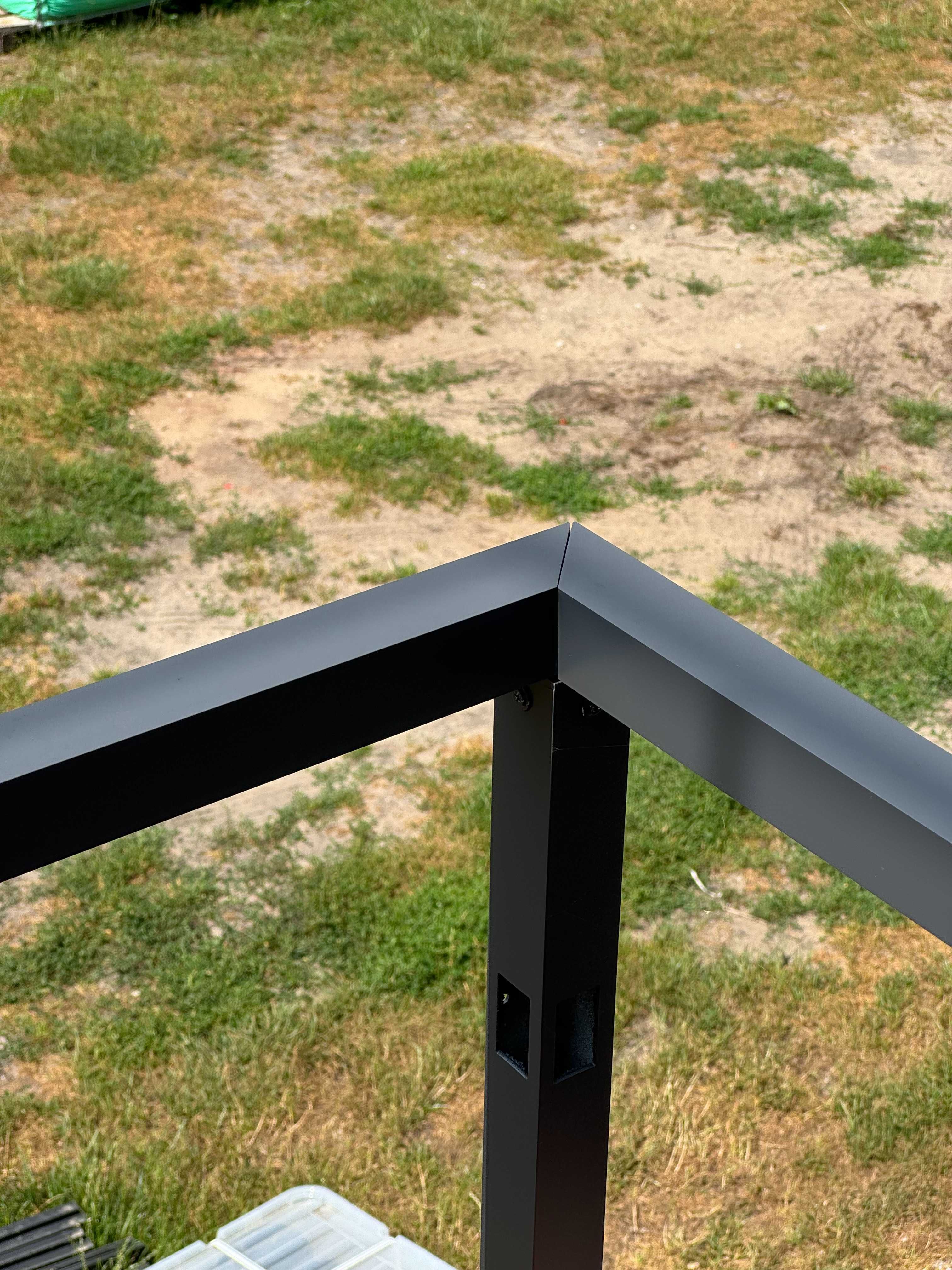 Barierki balustrady aluminiowe zabezpieczenie okienne balkon francuski