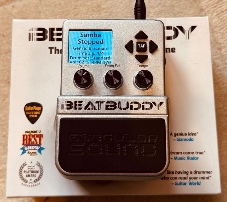 BEATBUDDY - Singular Sound - Perkusja w kostce gitarowej - mega zestaw