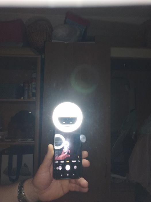 Лампа кольцевая светодиодная акк, лампа ліхтар, фонарик аккумуляторный