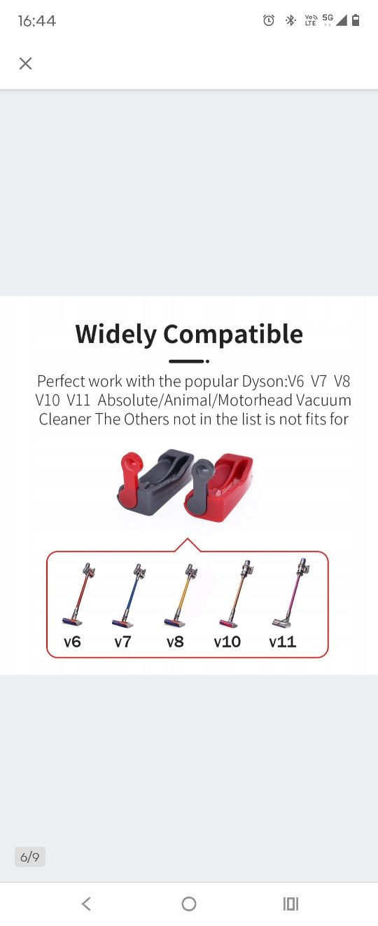 Blokada  włącznika przycisku spustu DYSON V6 V7 V8 V10 V11