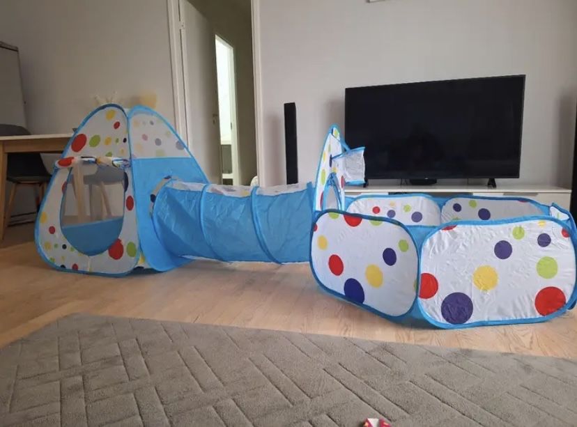 Дитячий ігровий намет  тунель ( сухий басейн)