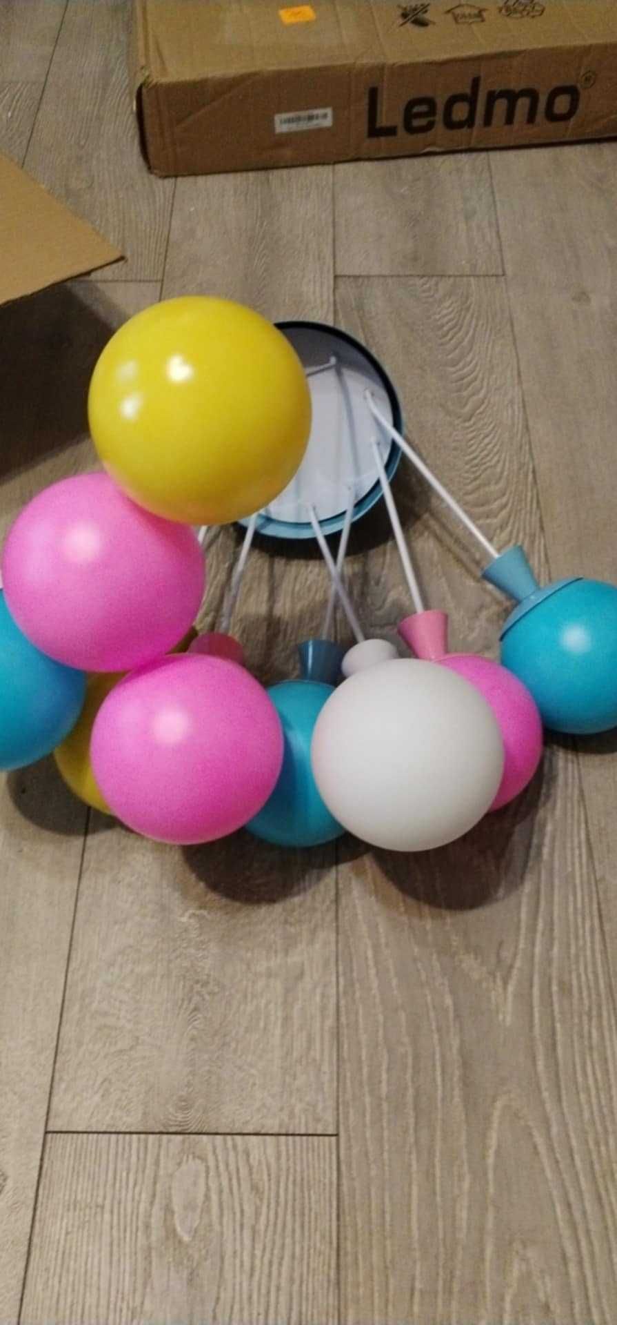 żyrandol do pokoju dziecięcego balony
