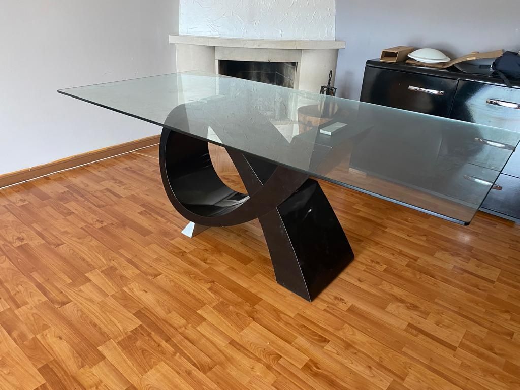 Mesa de sala em vidro