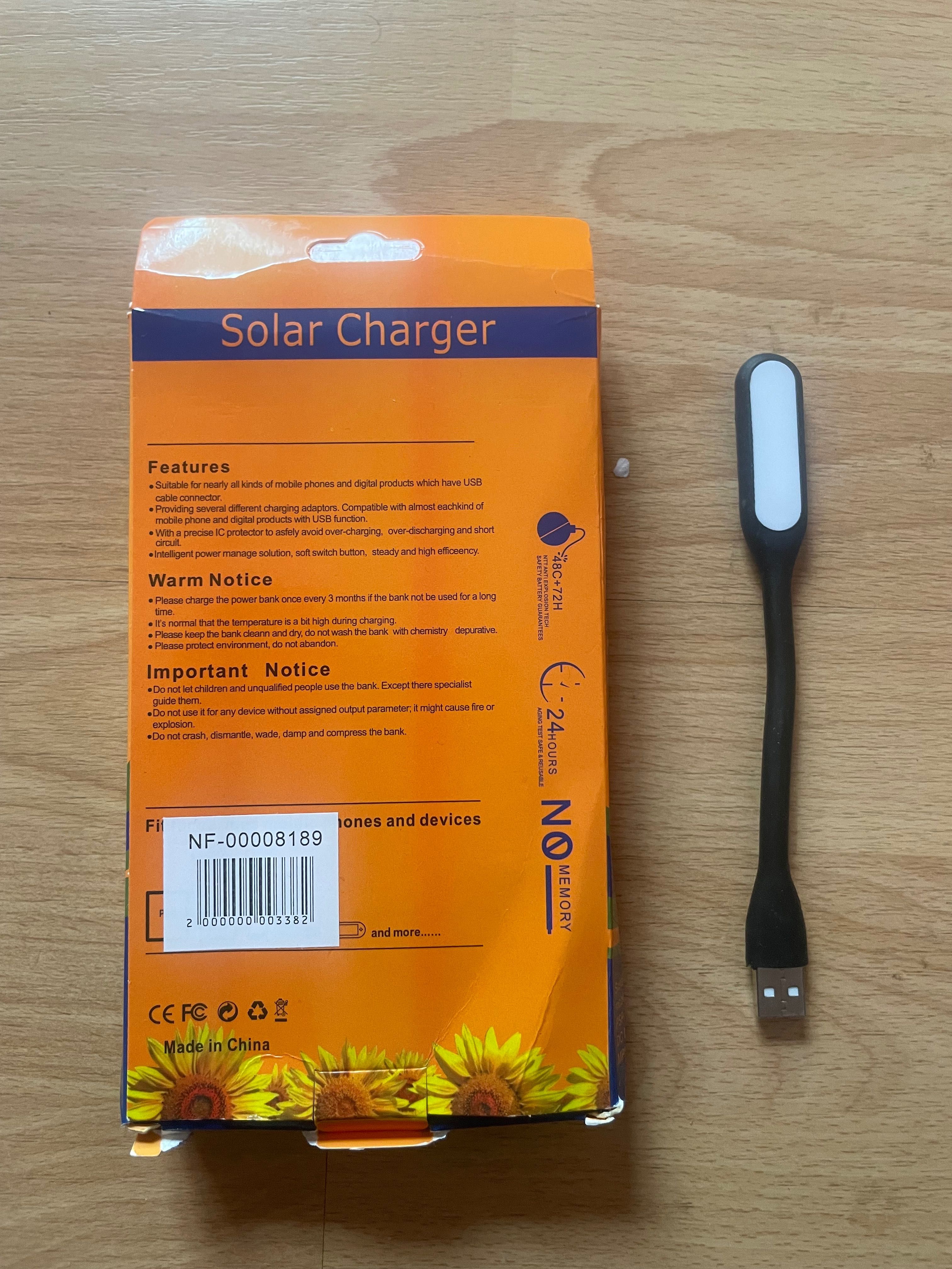 Power Bank Solar 90000 mAh