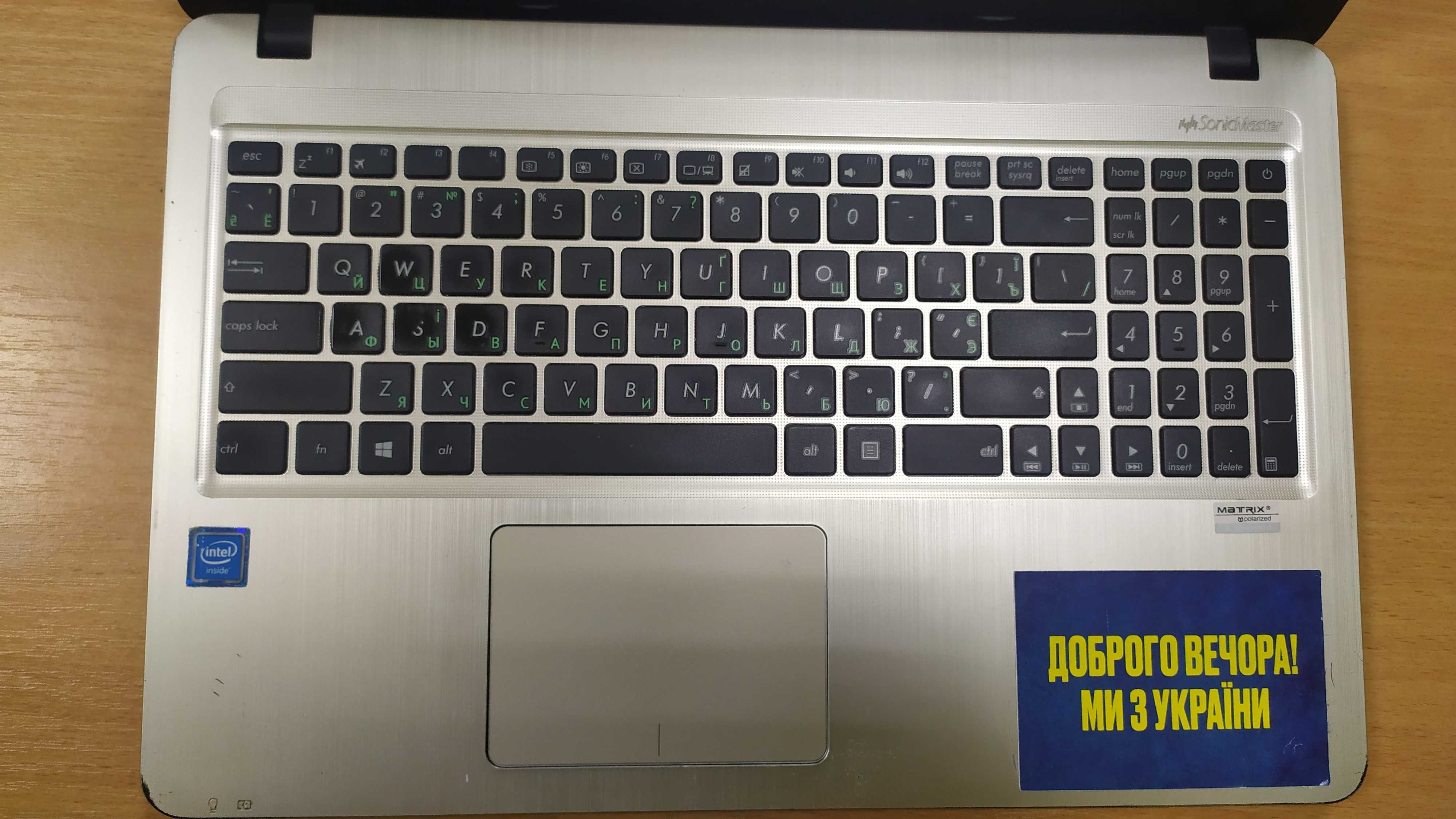 Компютер Notebook Asus X540S Intel N3060 ОЗУ 4gb.,HDD 500gb 15,6