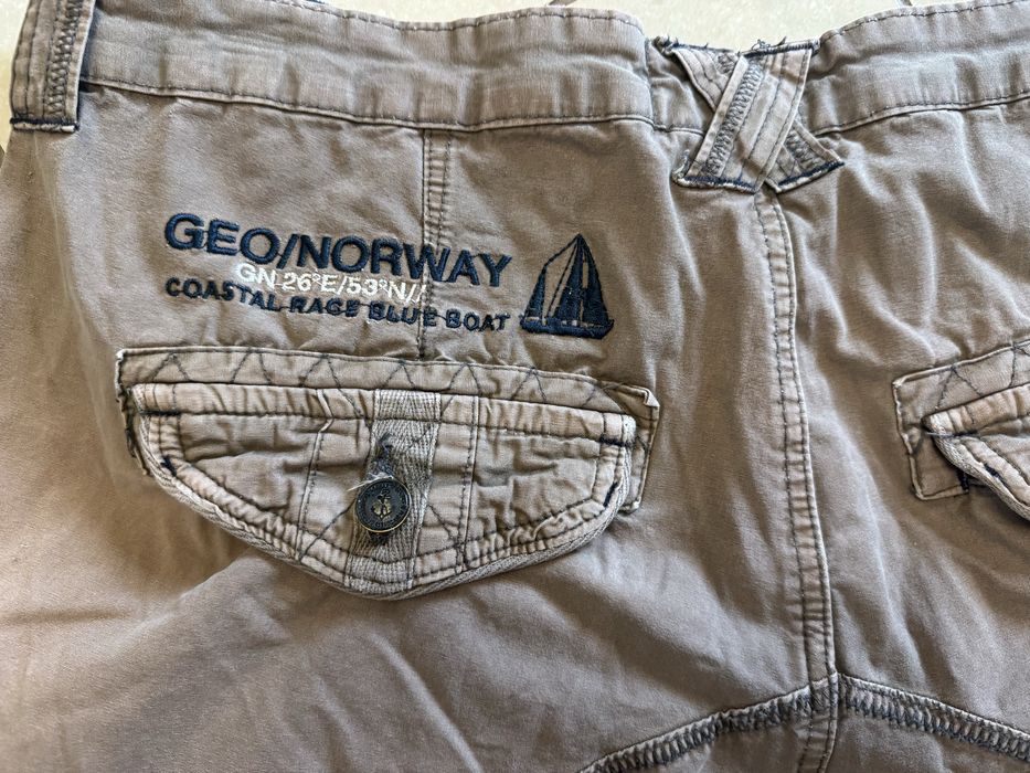 Geographlcal Norway markowe szorty męskie - bojówki spodenki cargo XXL