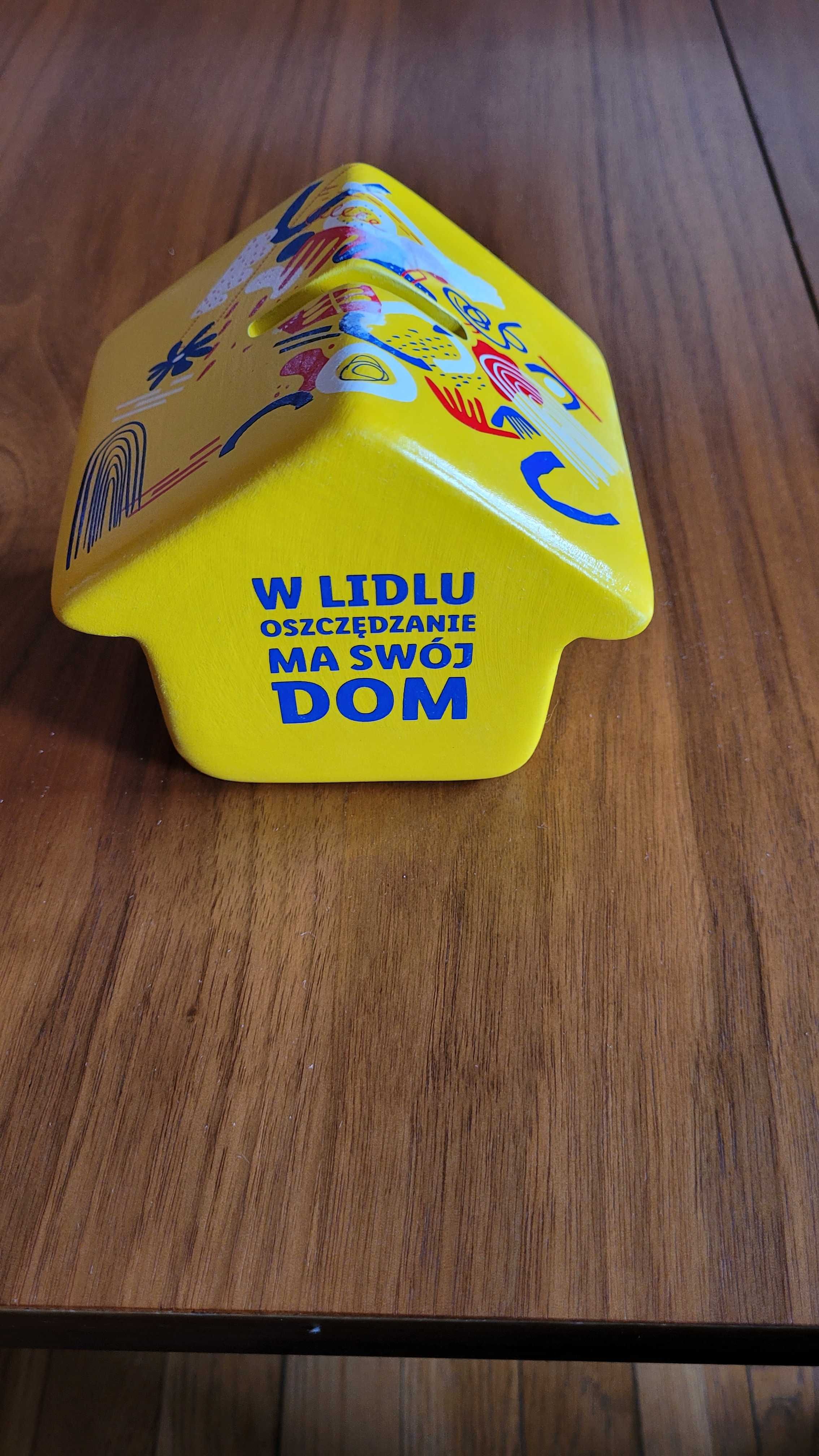 Skarbonka na oszczędności z Lidla - żółta