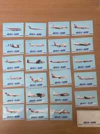 Coleção de Calendários de aviões raro