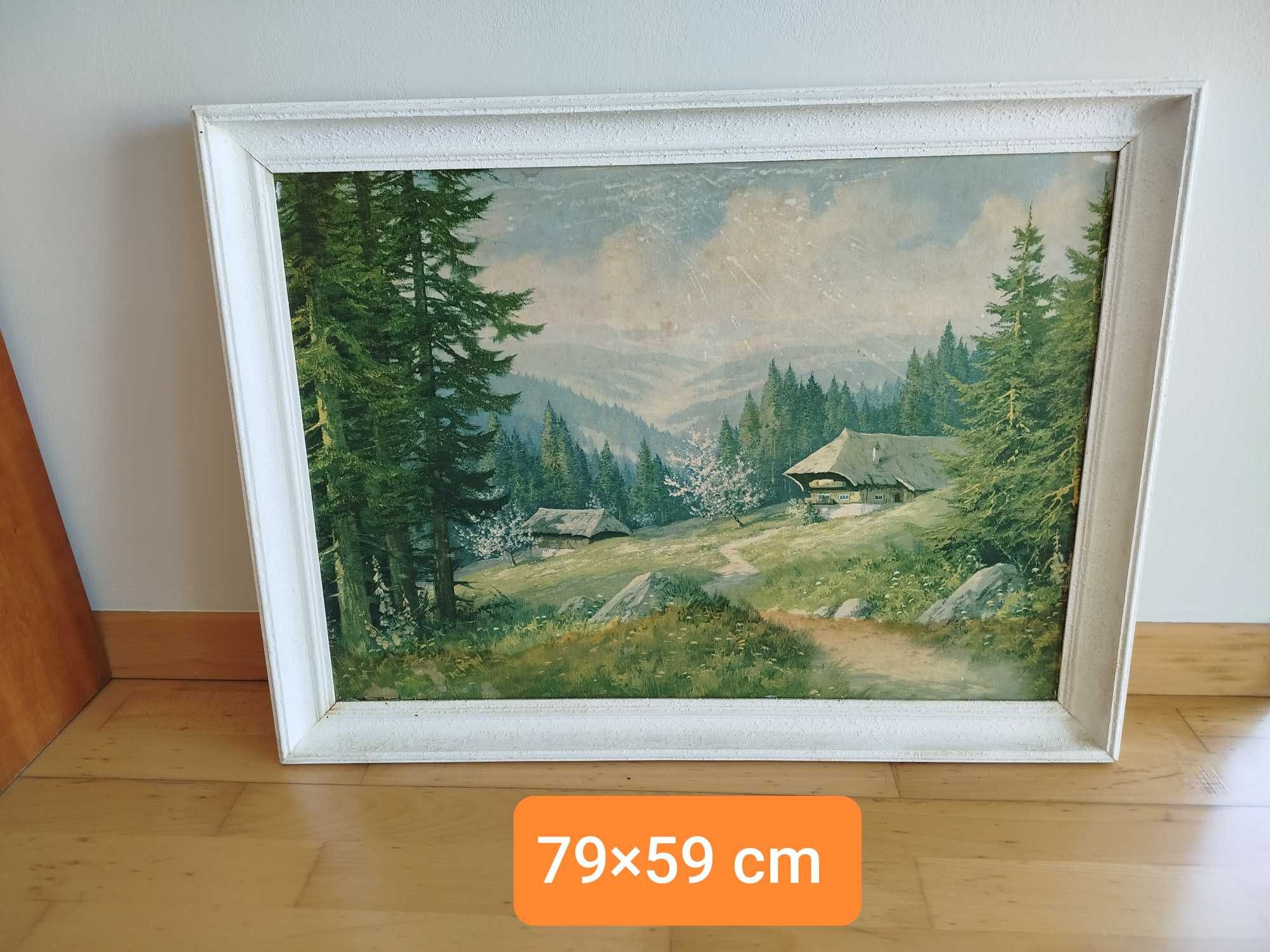 Quadro Antigo com reprodução, preço de saldo